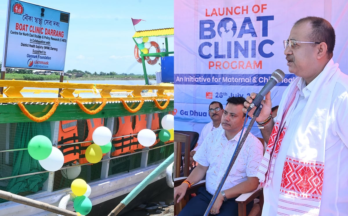 Darrang District Launches Boat Clinic Service to Enhance Healthcare in